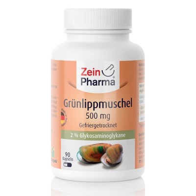 Zein Pharma - Green Lipped Mussel, 500mg - 90 caps