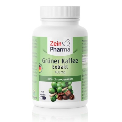 Zein Pharma - Green Coffee Extract, 450mg - 90 caps