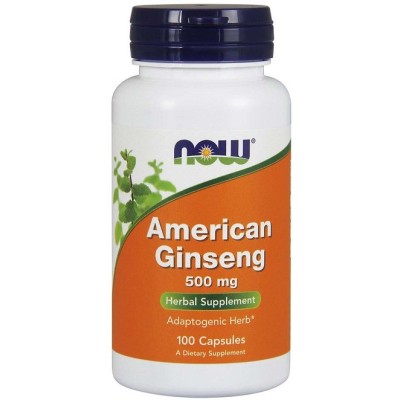 NOW Foods - American Ginseng, 500mg - 100 vcaps