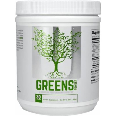 Universal Nutrition - Greens Powder, Unflavored - 300 grams
