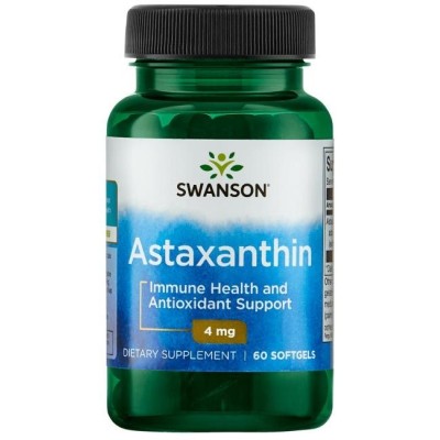 Swanson - Astaxanthin, 4mg - 60 softgels