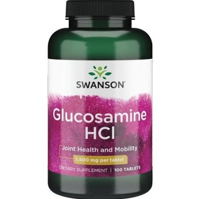 Swanson - Glucosamine HCl, 1500mg - 100 tablets