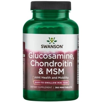 Swanson - Glucosamine, Chondroitin & MSM - 360 mini-tabs