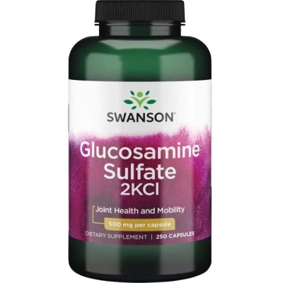 Swanson - Glucosamine Sulfate 2KCl, 500mg - 250 caps