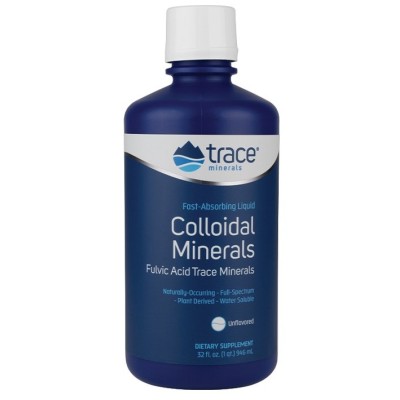 Trace Minerals - Colloidal Minerals, Unflavored - 946 ml.