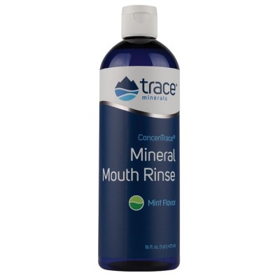 Trace Minerals - ConcenTrace Mineral Mouth Rinse, Mint - 473 ml.
