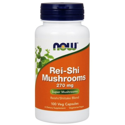 NOW Foods - Rei-Shi Mushrooms, 270mg - 100 vcaps