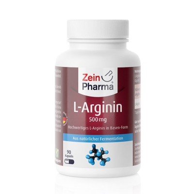 Zein Pharma - L-Arginine, 500mg - 90 caps