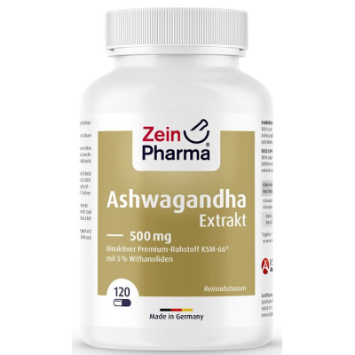 Zein Pharma - Ashwagandha Extract, 500mg - 120 caps