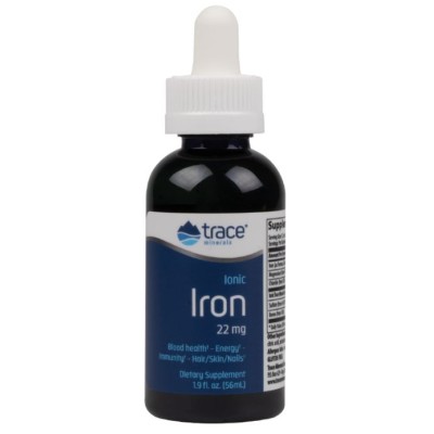 Trace Minerals - Ionic Iron, 22mg - 56 ml.