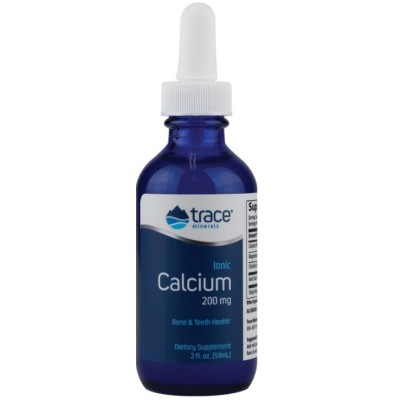 Trace Minerals - Ionic Calcium, 200mg - 59 ml