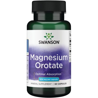 Swanson - Magnesium Orotate, 40mg - 60 caps
