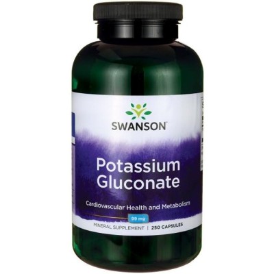 Swanson - Potassium Gluconate, 99mg - 250 caps