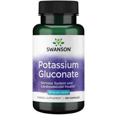 Swanson - Potassium (Gluconate), 99mg - 100 caps