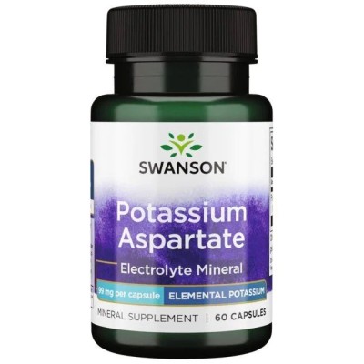 Swanson - Potassium Aspartate, 99mg - 60 caps