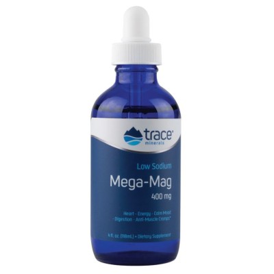 Trace Minerals - Mega-Mag, 400mg - 118 ml.