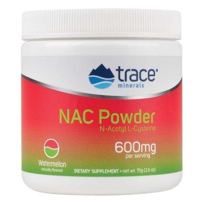 Trace Minerals - NAC Powder, 600mg (Watermelon) - 75 grams