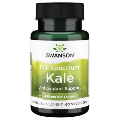 Swanson - Full Spectrum Kale, 400mg - 60 vcaps