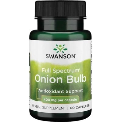 Swanson - Full Spectrum Onion Bulb, 400mg - 60 caps