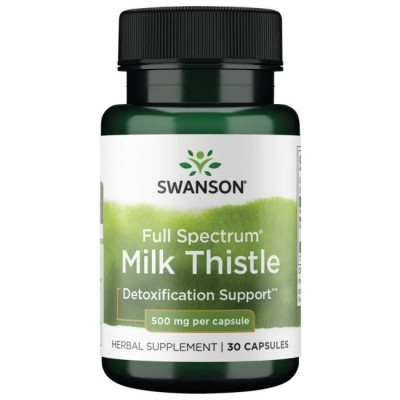 Swanson - Full Spectrum Milk Thistle, 500mg - 30 caps