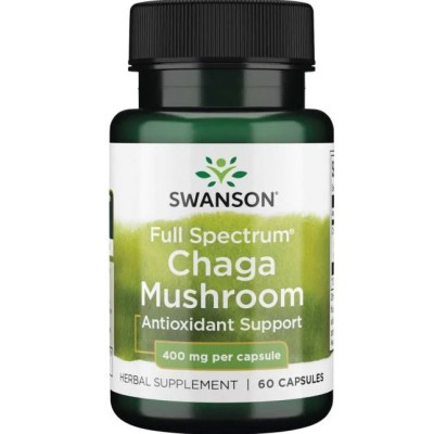 Swanson - Full Spectrum Chaga Mushroom, 400mg - 60 caps
