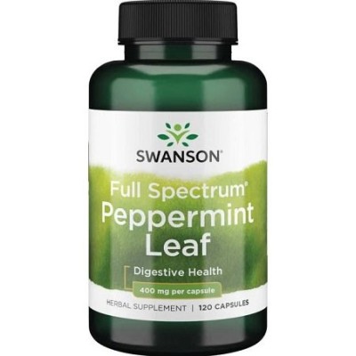 Swanson - Full Spectrum Peppermint Leaf, 400mg - 120 caps