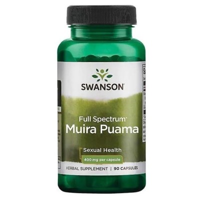 Swanson - Full-Spectrum Muira Puama Root, 400mg - 90 caps
