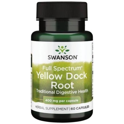 Swanson - Full Spectrum Yellow Dock Root, 400mg - 60 caps