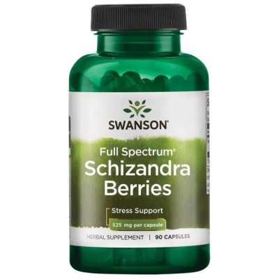 Swanson - Full Spectrum Schizandra Berries, 525mg - 90 caps