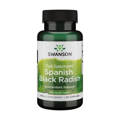 Swanson - Full-Spectrum Spanish Black Radish, 500mg - 60 caps