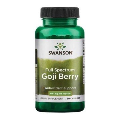 Swanson - Full Spectrum Goji Berry (Wolfberry), 500mg - 60 caps