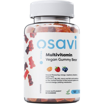 Osavi - Multivitamin Vegan Gummy Bear, Orange Raspberry