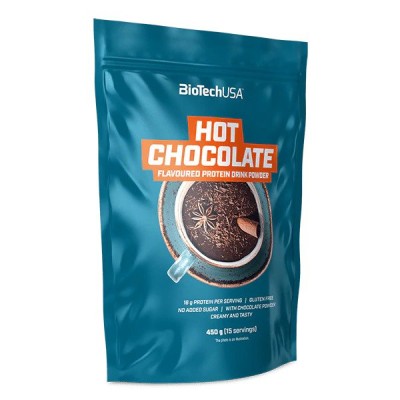 BioTech USA - Hot Chocolate Protein Drink Powder - 450 grams