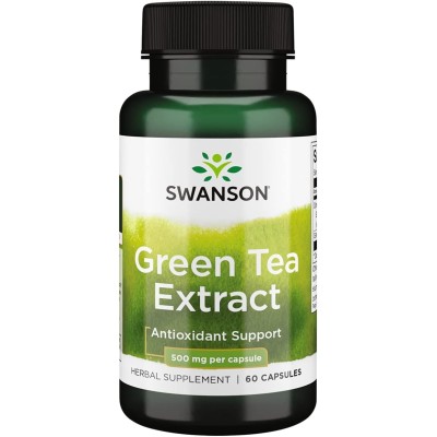 Swanson - Green Tea Extract, 500mg - 60 caps
