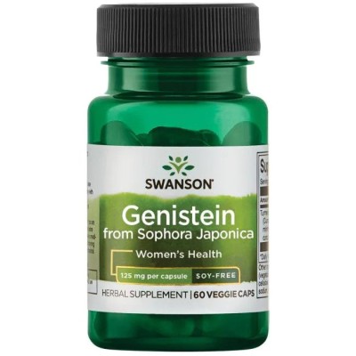 Swanson - Genistein from Sophora Japonica, 125mg - 60 vcaps