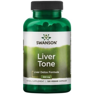 Swanson - Liver Tone Liver Detox Formula, 300mg - 120 vcaps