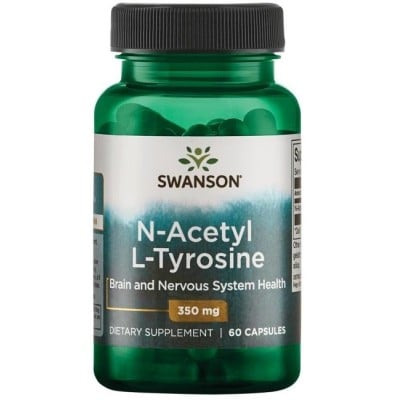 Swanson - N-Acetyl L-Tyrosine, 350mg - 60 caps