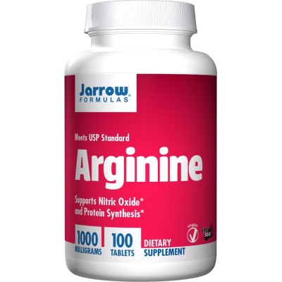 Jarrow Formulas - Arginine, 1000mg - 100 tablets