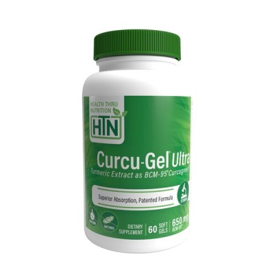 Health Thru Nutrition - Curcu-Gel Ultra, 650mg - 60 softgels