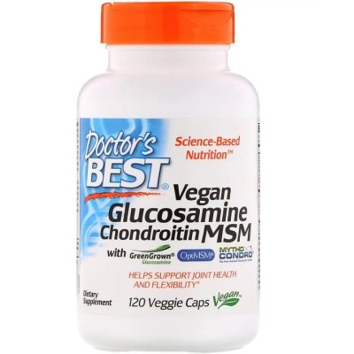 Doctor's Best - Vegan Glucosamine & Chondroitin & MSM - 120