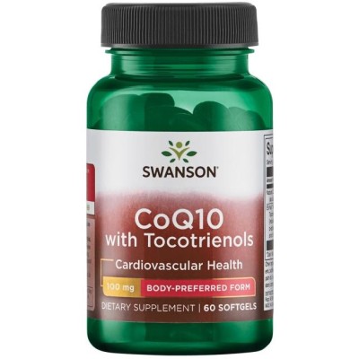 Swanson - CoQ10 with 10mg Tocotrienols, 100mg - 60 softgels