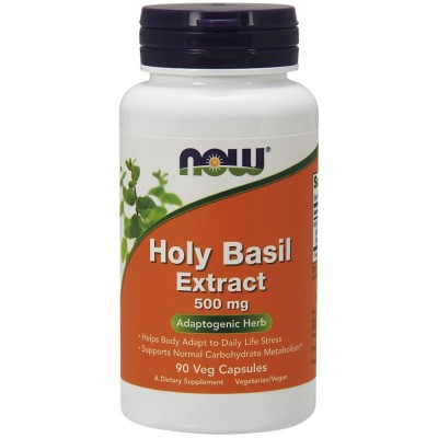 NOW Foods - Holy Basil Extract, 500mg - 90 vcaps