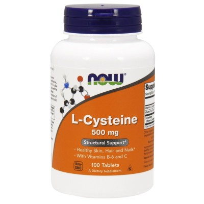 NOW Foods - L-Cysteine, 500mg - 100 tablets
