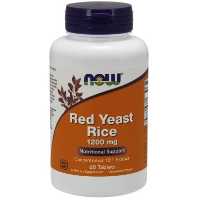 NOW Foods - Red Yeast Rice Concentrated 10:1 Extract, 1200mg -