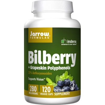 Jarrow Formulas - Bilberry + Grapeskin Polyphenols - 120 vcaps