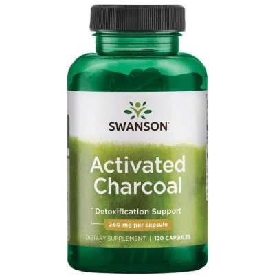 Swanson - Activated Charcoal, 260mg - 120 caps