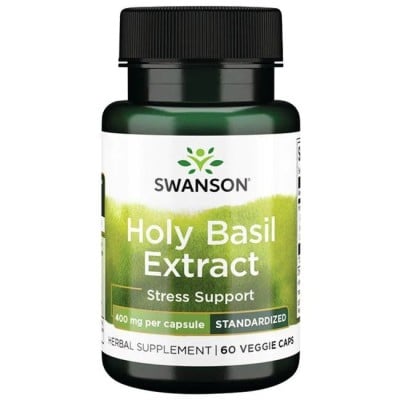 Swanson - Holy Basil Extract, 400mg - 60 vcaps