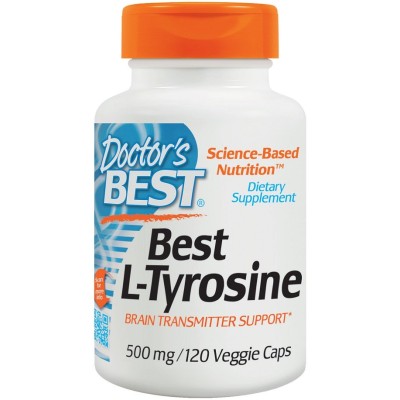 Doctor's Best - Best L-Tyrosine, 500mg - 120 vcaps