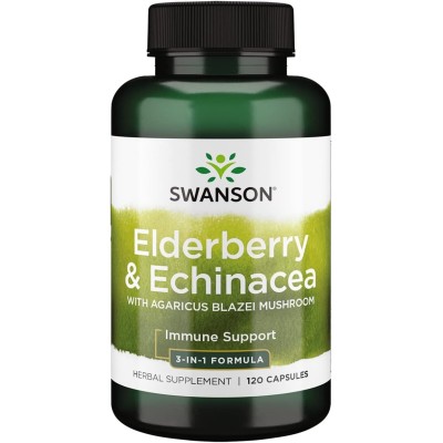 Swanson - Elderberry/Agaricus/Echinacea (Immune Support) - 120