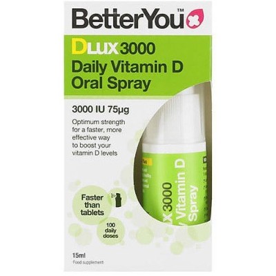 Better You - D3000, Daily Vitamin D Oral Spray - 15 ml.